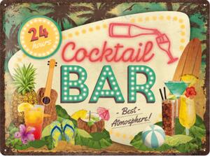 Nostalgic Art Plechová Cedule Cocktail Bar