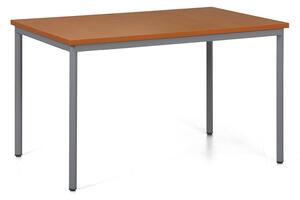 Jídelní stůl TRIVIA, tmavě šedá podnož, 1200 x 800 mm, třešeň