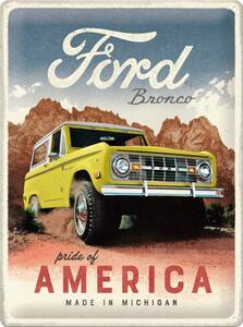 Nostalgic Art Plechová Cedule Ford Bronco Pride Of America