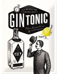 Nostalgic Art Plechová Cedule Gin Tonic - Velká