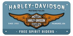 Nostalgic Art Plechová Cedule Harley-Davidson Free Spirit Riders