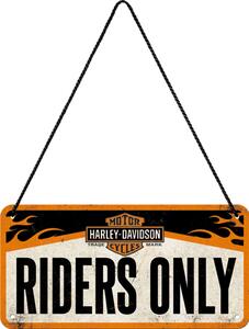 Nostalgic Art Plechová Cedule Harley-Davidson Riders Only