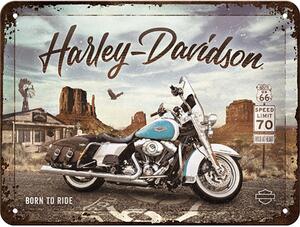 Nostalgic Art Plechová Cedule Harley-Davidson Born To Ride