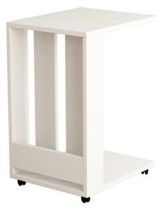 ODKLÁDACÍ STOLEK, bílá, kompozitní dřevo, 37/45/60 cm Livetastic, Online Only
