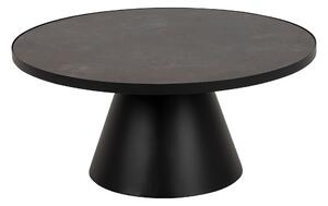 ACTONA Konferenční stolek Soli černá 40 × 85.7 × 85.7 cm