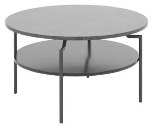 ACTONA Konferenční stolek Goldington černá 45 × 80 × 80 cm