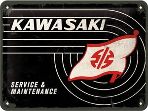 Nostalgic Art Plechová Cedule Kawasaki Service