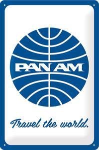 Nostalgic Art Plechová Cedule Pan Am Travel The World