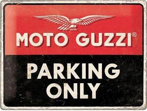 Nostalgic Art Plechová Cedule Moto Guzzi Parking Only