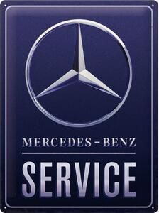 Nostalgic Art Plechová Cedule Mercedes-Benz Service Logo