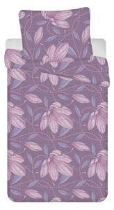 Jerry Fabrics Bavlněné povlečení 140x200 + 70x90 cm - ORONA fialová