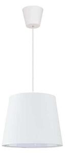 Duolla - Lustr na lanku SOLO 1xE27/40W/230V pr. 24 cm bílá
