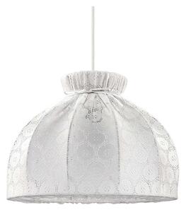 Duolla - Lustr na lanku SYMPHONY 1xE27/40W/230V pr. 38 cm bílá