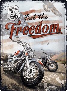 Nostalgic Art Plechová Cedule Route 66 Freedom