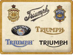 Nostalgic Art Plechová Cedule Triumph Logo Evolution