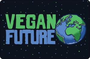 Plechová Cedulka Vegan Future