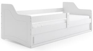 BMS Group Dětská postel s úložným prostorem (s posuvnými dvířky) SOFIX 160x80 bílá Barva výplně dvířek: Bílá