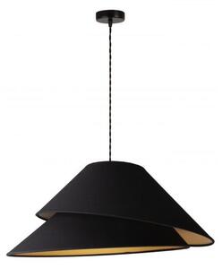 Duolla - Lustr na lanku COCO 1xE27/40W/230V pr. 50 cm černá