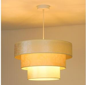 Duolla - Lustr na lanku LUNETA 1xE27/40W/230V pr. 45 cm krémová