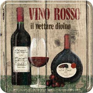 Nostalgic Art Plechové Podtácky Vino Rosso