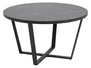 ACTONA Konferenční stolek Amble černá 44 × 77 × 77 cm
