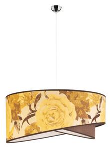 Duolla - Lustr na lanku ROYAL 1xE27/40W/230V pr. 50 cm žlutá
