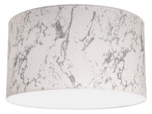 Duolla - Stropní svítidlo MARBLE 1xE27/40W/230V pr. 45 cm bílá/šedá