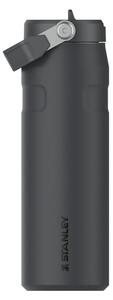 Černá termoska z nerezové oceli 700 ml IceFlow™ Flip Straw 2.0 Tumbler Black – Stanley