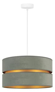Duolla - Lustr na lanku DUO 1xE27/15W/230V světle pr. 40 cm zelená/zlatá
