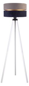 Duolla - Stojací lampa DUO 1xE27/60W/230V pr. 44 cm šedá/modrá/bílá