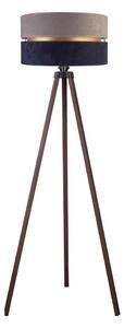 Duolla - Stojací lampa DUO 1xE27/60W/230V pr. 44 cm šedá/modrá/hnědá