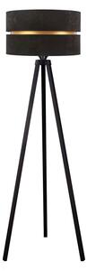Duolla - Stojací lampa DUO 1xE27/60W/230V pr. 44 cm černá/wenge