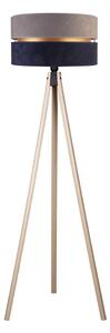 Duolla - Stojací lampa DUO 1xE27/60W/230V pr. 44 cm šedá/modrá/béžová