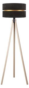 Duolla - Stojací lampa DUO 1xE27/60W/230V pr. 44 cm černá/béžová