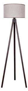 Duolla - Stojací lampa 1xE27/60W/230V pr. 44 cm béžová/wenge