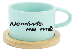 NEMLUVTE NA MĚ - mint hrníček makronka 200 ml