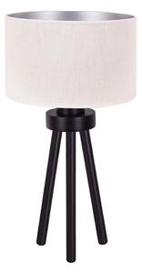 Duolla - Stolní lampa LYON 1xE27/15W/230V pr. 30 cm krémová