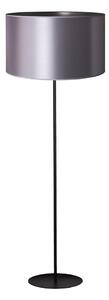 Duolla - Stojací lampa CANNES 1xE27/15W/230V pr. 45 cm stříbrná/černá