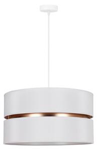 Duolla - Lustr na lanku DUO 1xE27/15W/230V pr. 40 cm bílá/zlatá