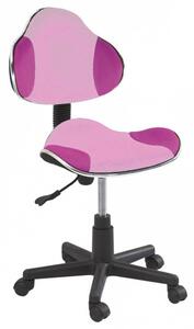 Signal Dětská židle Q-G2 | látka růžová