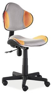 Dětská židle Q-G2 | oranžovo-šedá