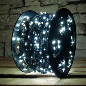 DECOLED LED světelný řetěz FLASH, 100 m, ledově bílá, 600 diod, IP67