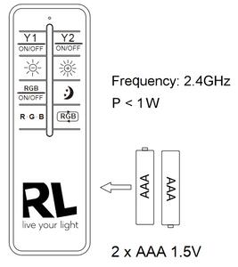 Trio Leuchten R62843132 ARRIBO - Stropní LED svítidlo stmívatelné ovladačem, nebo vypínačem + RGB, LED 35,5W, 3000K (Stropní lustr stmívatelný dálkovým ovladačem nebo klasickým vypínačem v černé barvě)