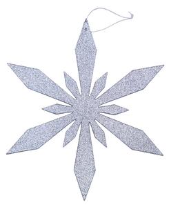 DECOLED Vločka III, pr. 80 cm, stříbrná