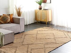 Jutový koberec 200 x 300 cm béžový HANDERE