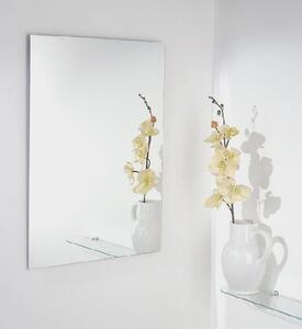 Zrcadlo na zeď do pokoje do ložnice do předsíně a na chodbu do koupelny nalepovací CORNER 3 mm, 50 x 50 cm, s broušenou hranou, bez závěsů 611-211
