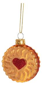 Skleněná ručně vyrobená vánoční ozdoba ø 4 cm Jam Biscuit – Sass & Belle
