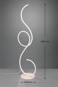 Trio Leuchten 423410131 JIVE - Stmívatelná bílá stojací lampa 23W, 2700+4000+6000K, výška 118cm (Moderní stojací lampa s přepínáním barvy světla)