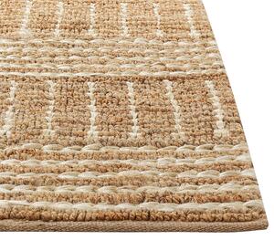 Jutový koberec 160 x 230 cm béžový KAMBERLI