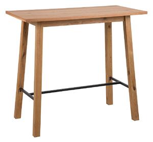 ACTONA Barový stůl Chara přírodní 105 × 117 × 58 cm
